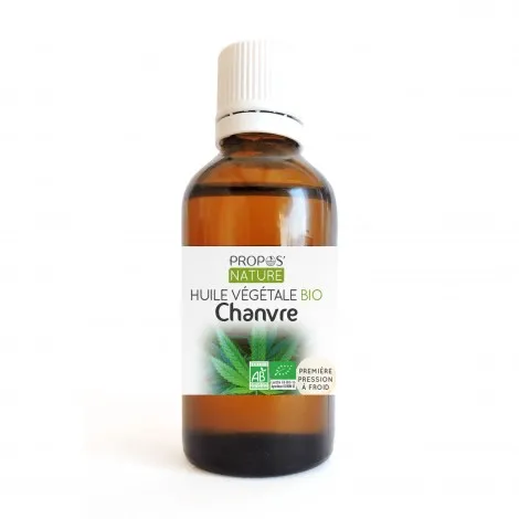 Huile végétale de Chanvre Bio AB -Propos Nature | 50ml*